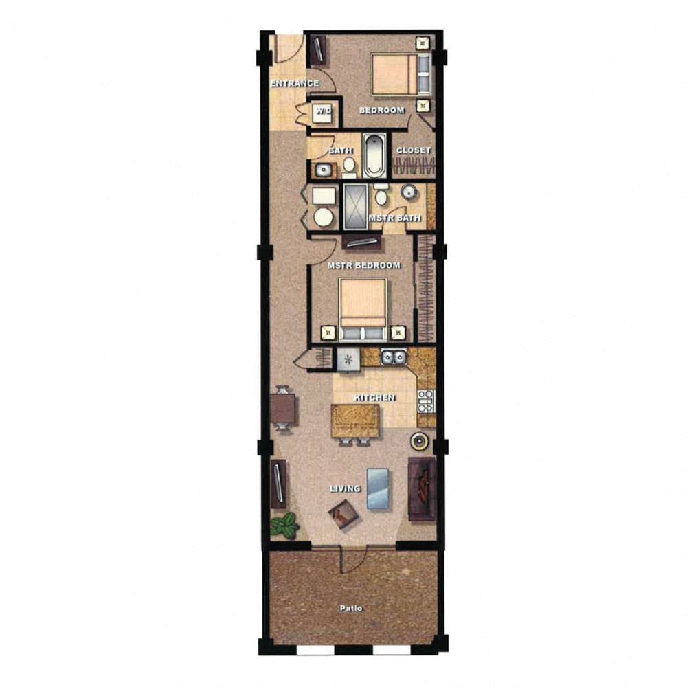 2 bedroom apartment for rent